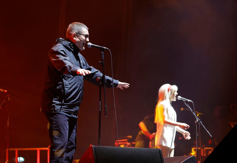 Paul Heaton with Rianne Downey. Photograph: Alan Betson 