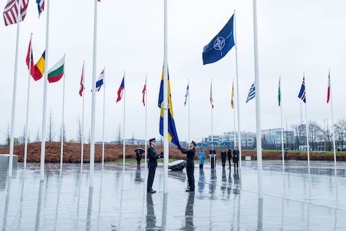 Sweden joins Nato as Europe is warned of new arms race