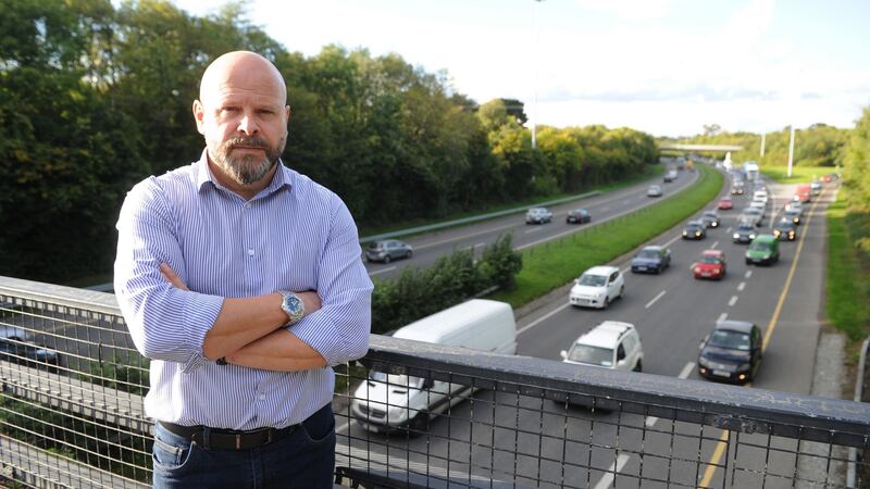 Peter Conneely (49), a business development manager who commutes from  Bray to Glasnevin:   “I don’t get too stressed about it; life is too short. It is a matter of managing it.” Photograph: Aidan Crawley/The Irish Times