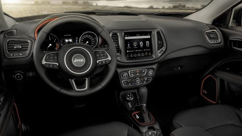 The Jeep Compass interior