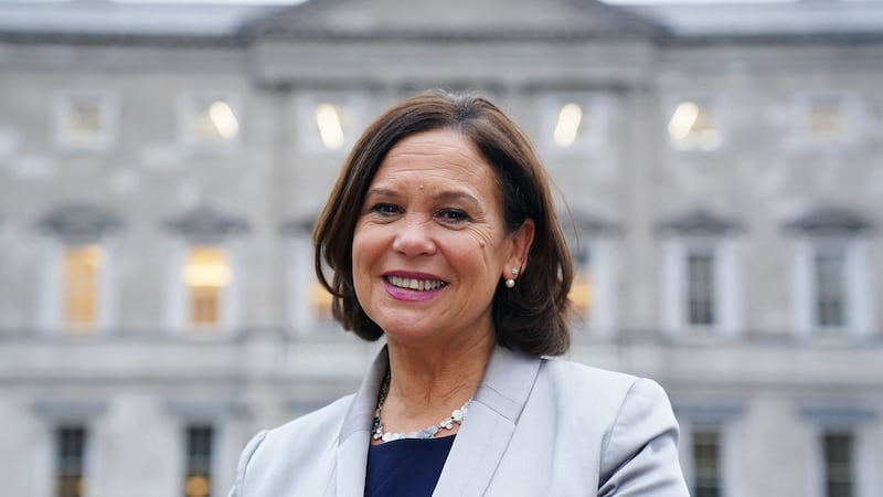 Sinn Féin leader Mary Lou McDonald. In opinion polls, 47 per cent of those aged 25-34 said they would vote for Sinn Féin. Photograph: Brian Lawless/PA Wire