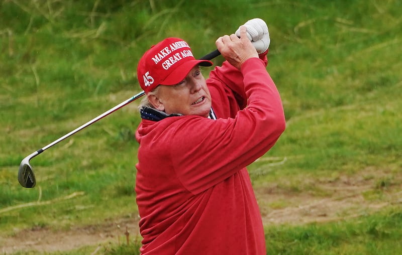 Sources say the Government could indicate its backing for a potential bid by Donald Trump's Doonbeg resort to host the Irish Open. Photograph: Brian Lawless/PA