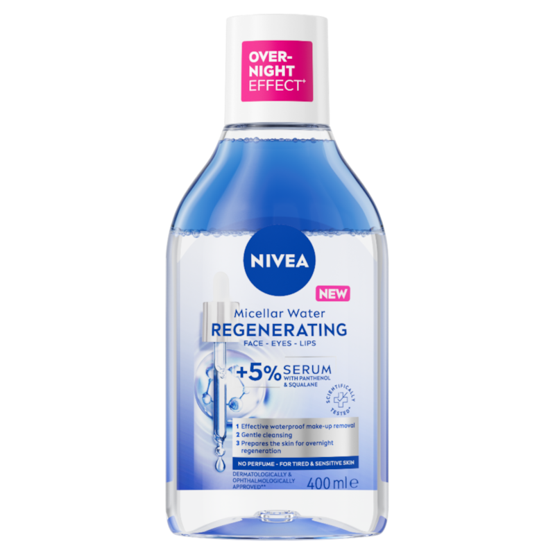 Nivea Regenerating Serum Infused Micellar Water (€10.99 from Boots)