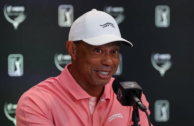 Former world number one Tiger Woods hasn’t played competitively since The Open last July. Photograph: Kevin C Cox/Getty Images