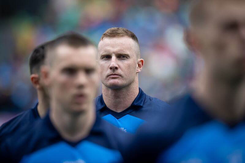 Dublin’s Ciarán Kilkenny in the parade before the game against Kerry. Photograph: Morgan Treacy/Inpho