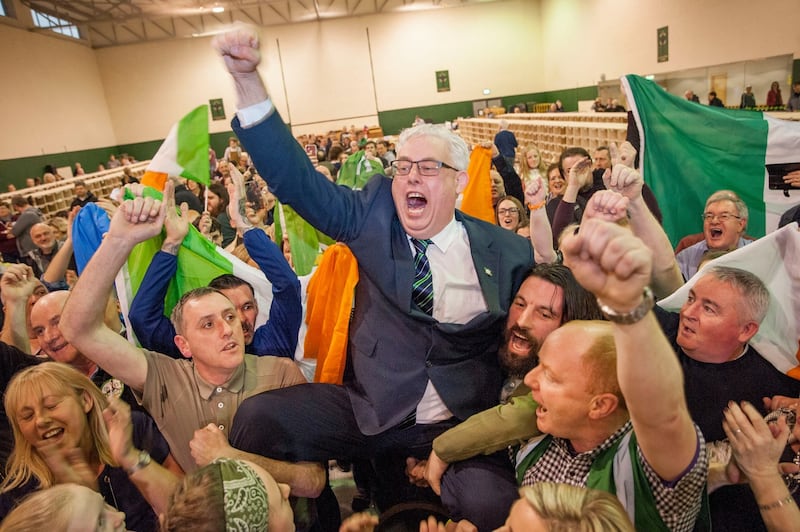 Sinn Féin's Thomas Gould recalled the important words of Bosco as he denounced RTÉ's management. Photograph: Daragh Mc Sweeney/Provision