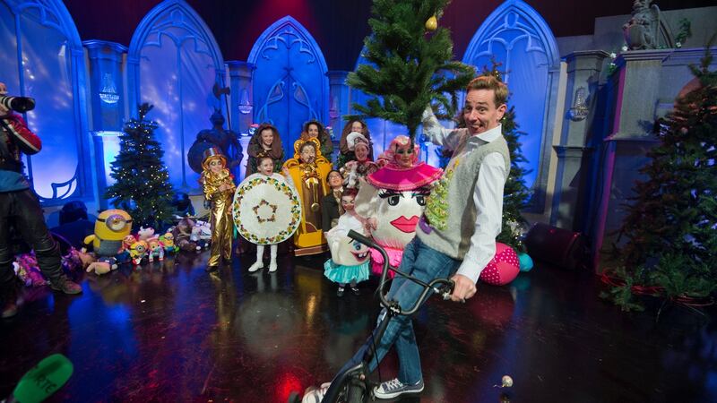 Ryan Tubridy on the set of this year’s ‘Late Late Toy Show’. Photograph: Brenda Fitzsimons