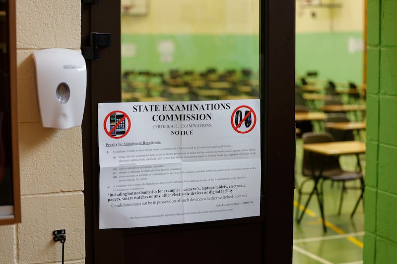 Students entering senior cycle in September 2023 are due to sit paper one in English and Irish at the end of fifth year. 
Photograph: Alan Betson

