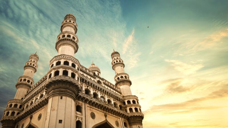 The Charminar Mosque.