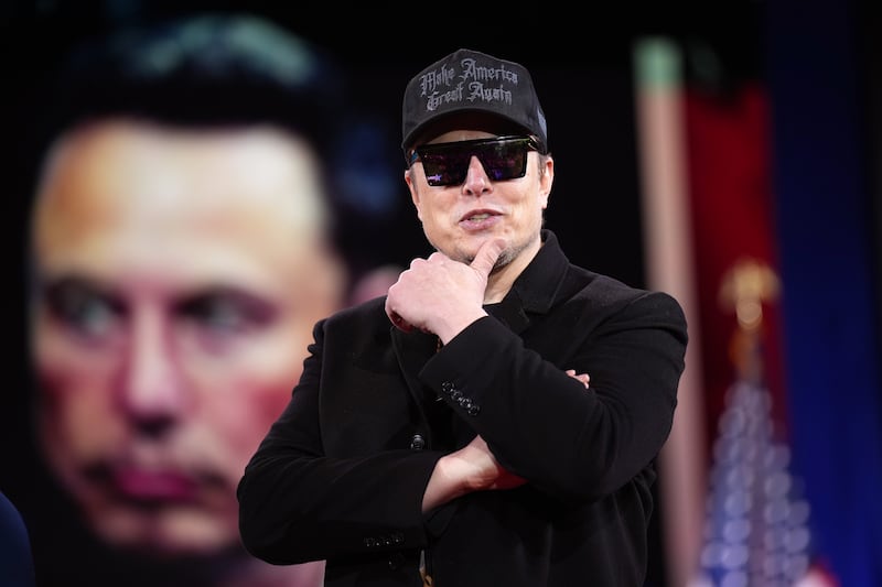 Elon Musk: Irish officials are concerned that he is getting his information about Ireland from extremist sources and sharing it with his 218 million followers. Photograph: Andrew Harnik/Getty