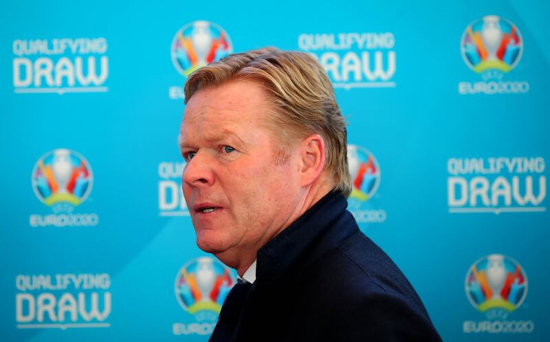 Ronald Koeman: the Netherlands manager was on the team that defeated the Republic of Ireland on the way to winning the European Championships in 1988. Photograph: Ryan Byrne/Inpho 