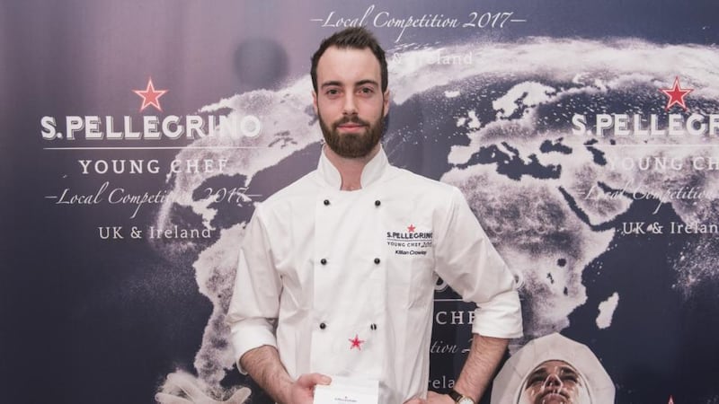 This is Irish food: Killian Crowley, winner of the UK and Ireland regional final of the global San Pellegrino Young Chef competition