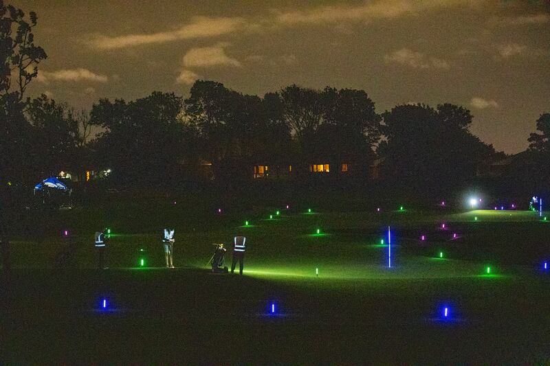  Lunar Golf being played at Castleknock. Photograph: Tom Honan