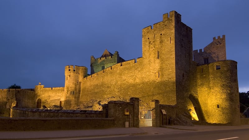 Cahir Castle, Tipperary: the giant Irish deer antlers draw nearly as much fascination as the cannonball that has been stuck in the walls since 1599