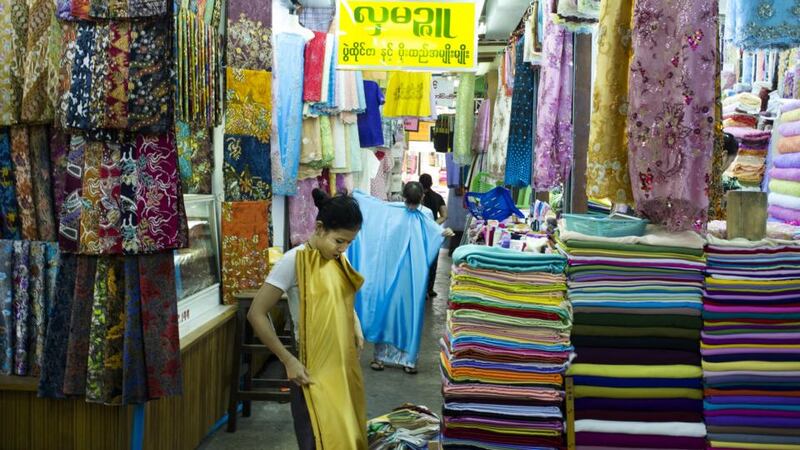 Bogyoke Aung San Market, a sprawling enclosure built in 1926, is the place to buy the sarong-like longyi