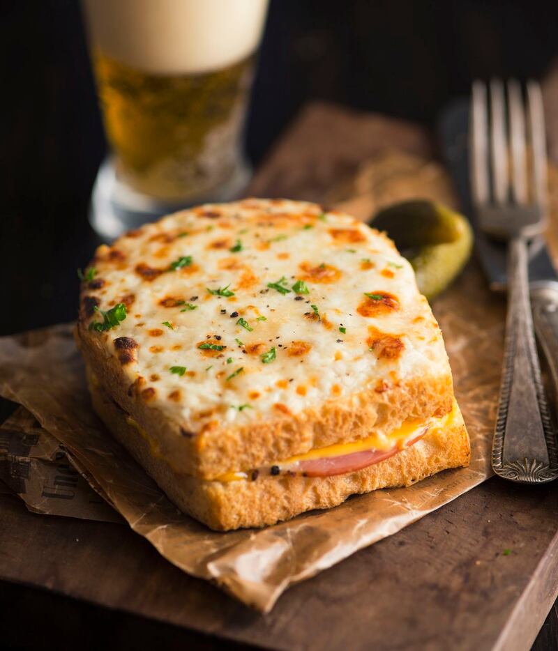 Croque monsieur: although it’s not much more than a hot cheese-and-ham sandwich with a fancy name, it always conjures visions of busy brasseries. Photograph: iStock/Getty