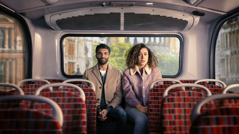 BBC Three romantic comedy series Starstruck, featuring its writer-creator Rose Matafeo and Nikesh Patel, is a key show for the re-launched channel. Photograph: Shamil Tanna/Avalon