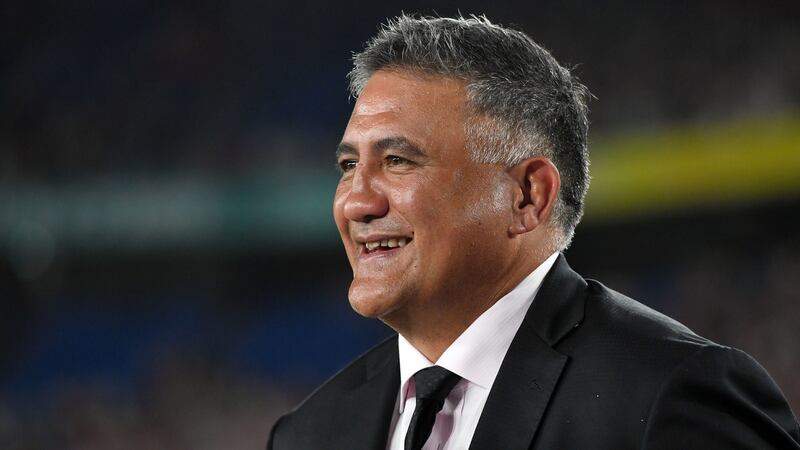 Japan coach Jamie Joseph after the defeat of Scotland. “While we are celebrating, a lot of people are suffering.” Photograph: Ashley Western/PA Wire