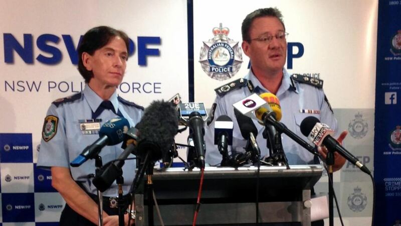 New South Wales Police Deputy Commissioner Catherine Burn speaking to media on Wednesday said “this is indicative of the threat that we now have to live with and which we are now having to deal with”. Photograph: EPA