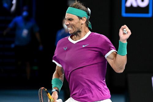 Rafael Nadal into Australian Open final; Josh Murphy to join Connacht