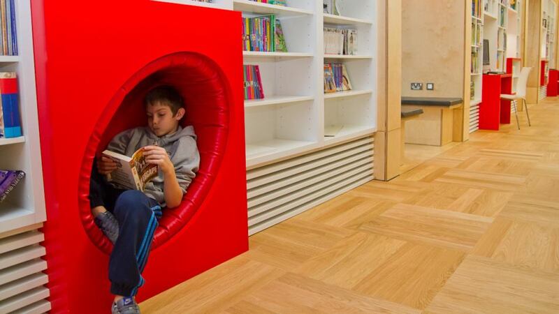 The award-winning new library in Ballyroan, Rathfarnham. Photograph courtesy of Box Architecture