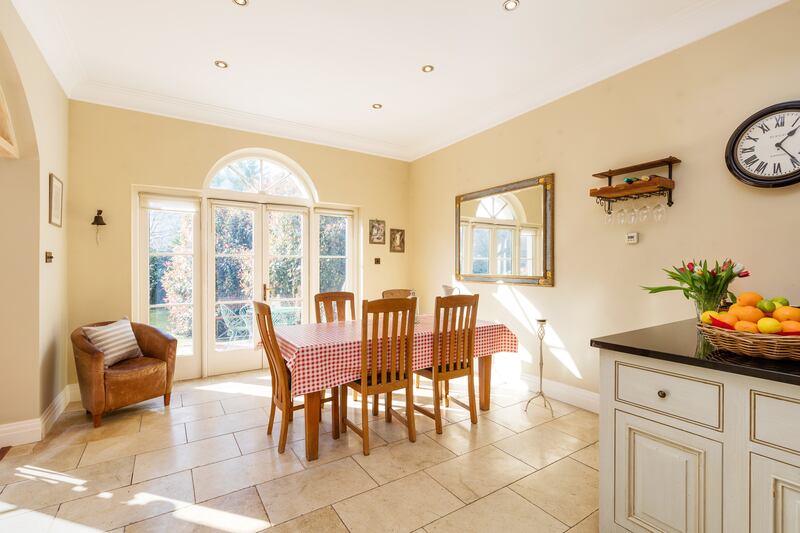 Breakfast area off the kitchen