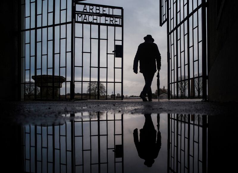 Sachsenhausen concentration camp in Oranienburg, Germany. Photograph: Markus Schreiber/AP Photo