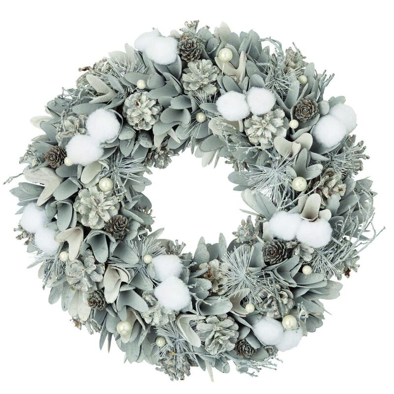 Christmas at the Dylan: get the look with this moonstone snowball and pearl wreath, €40 from John Lewis