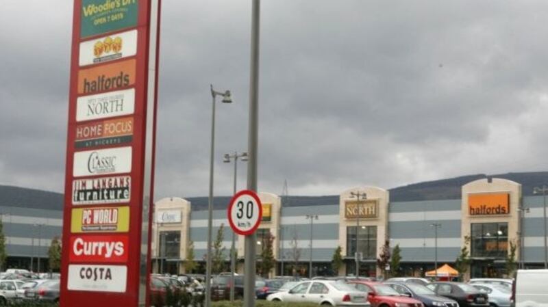 The impact of out-of-town shopping centres exacerbated the challenges faced by businesses in small towns, according to the SCSI. Photograph: Cyril Byrne