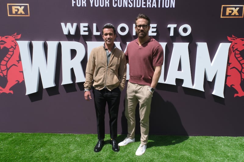 Welcome to Wrexham: The club's owners, Rob McElhenney and Ryan Reynolds (pictured), have brought a touch of Hollywood to the Welsh League One side. Photograph: Alberto E. Rodriguez/Getty Images