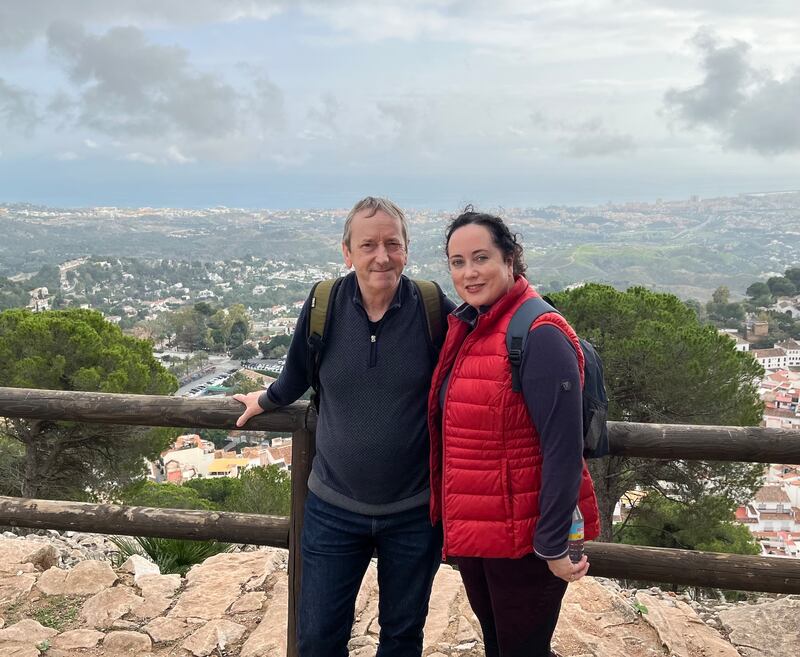 Tony and Angela at Ermita del Calvario