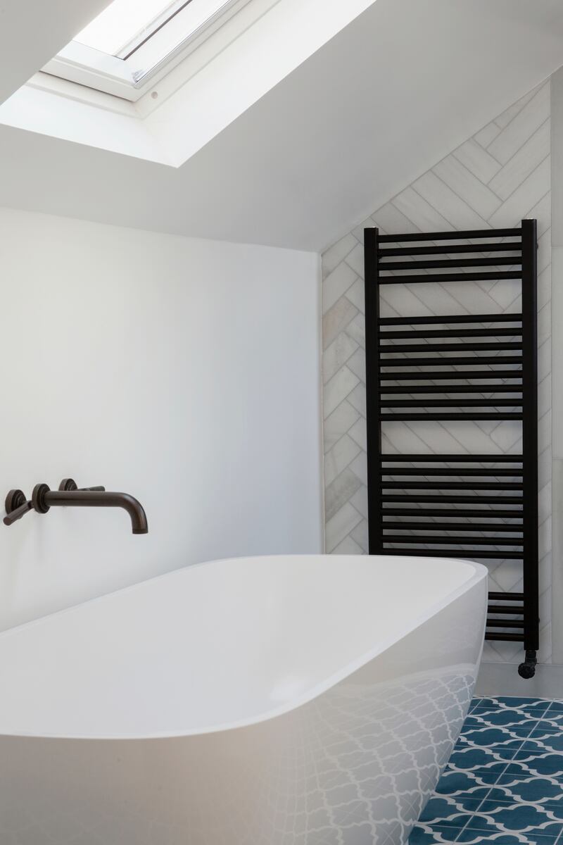 When deciding how much space to leave around a free-standing bath, a good rule of thumb is to allow at least 150mm-200mm of space on each side. Photograph: Ruth Maria Murphy