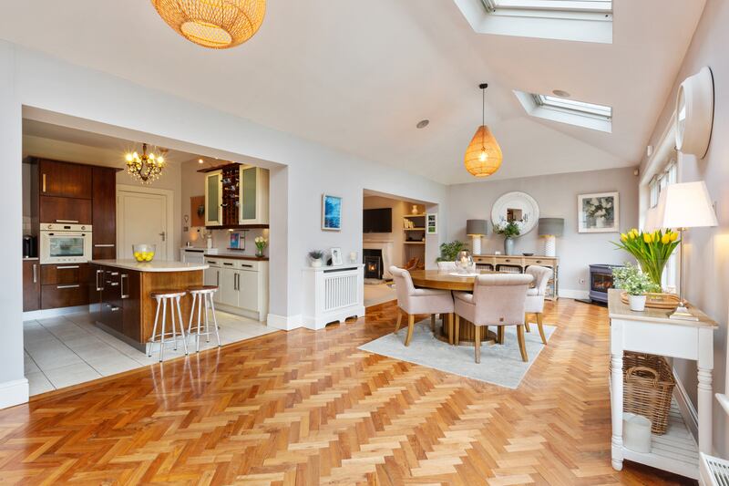 Kitchen and dining area