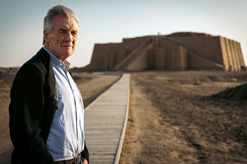 Michael Palin: 'Children do not understand why their houses have been destroyed, their friends killed. And yet they somehow had to carry on.' Photograph: Jaimie Gramston