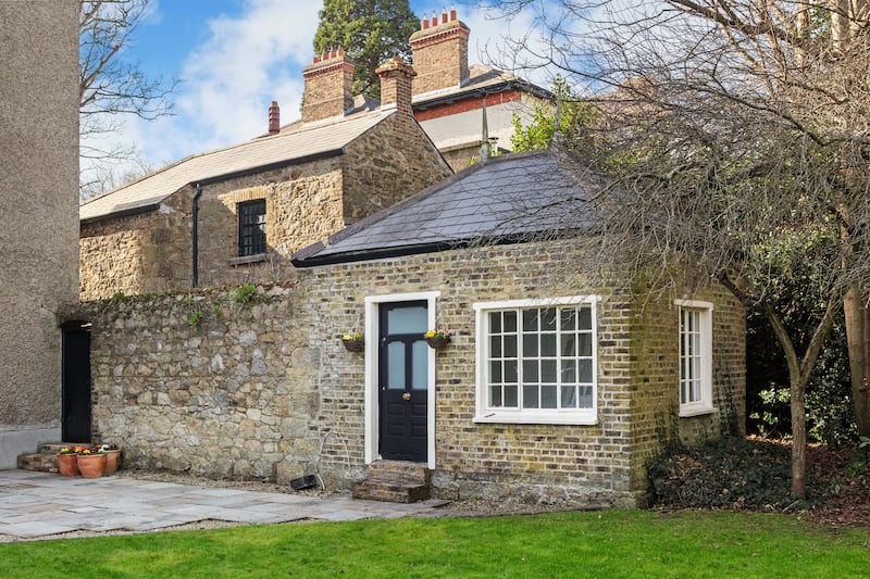 Cut stone summer house