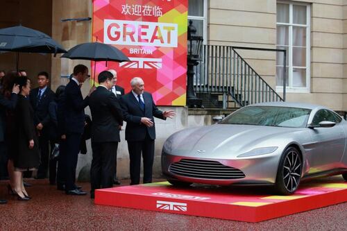 Aston Martin unveils first electric car – the RapidE