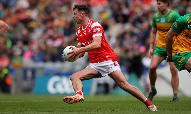 Louth's Craig Lennon. Photograph: Ryan Byrne/Inpho