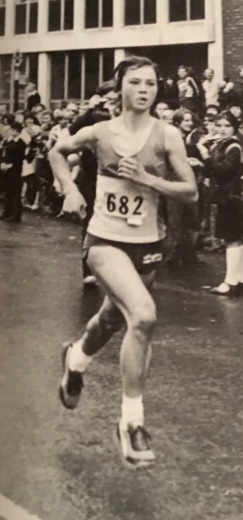 Carey May in the 1980 Dublin Marathon. Photograph: Maryann Stephens, courtesy of Carey May