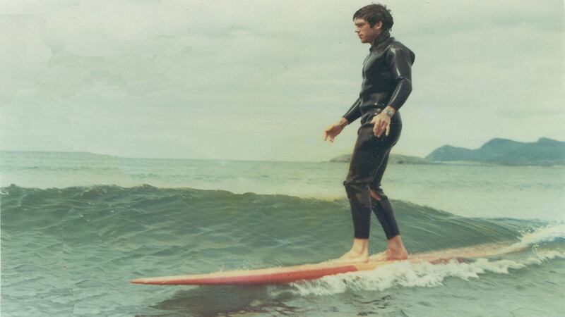 Martin Lloyd of the Belfast surfing crew 