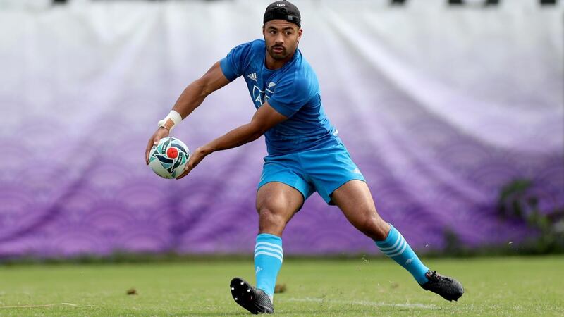 Rochie Mo’unga will line out oposite Johnny Sexton in Tokyo. Photograph: Hannah Peters/Getty