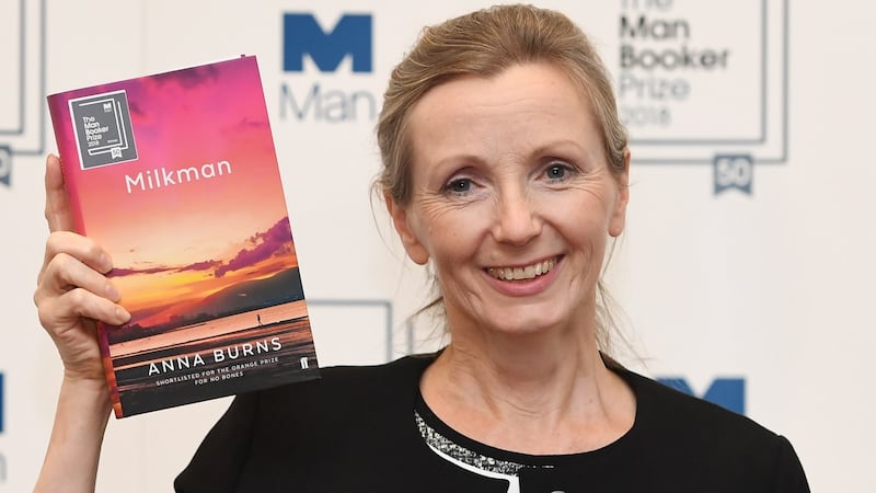 Anna Burns, who won the Booker Prize for her novel Milkman in 2018. Photograph: EPA/Facundo Arrizabalaga