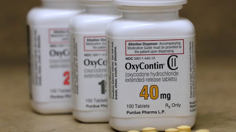 Bottles of prescription painkiller OxyContin, which caused many patients to develop opioid addictions. Photograph: George Frey/Reuters