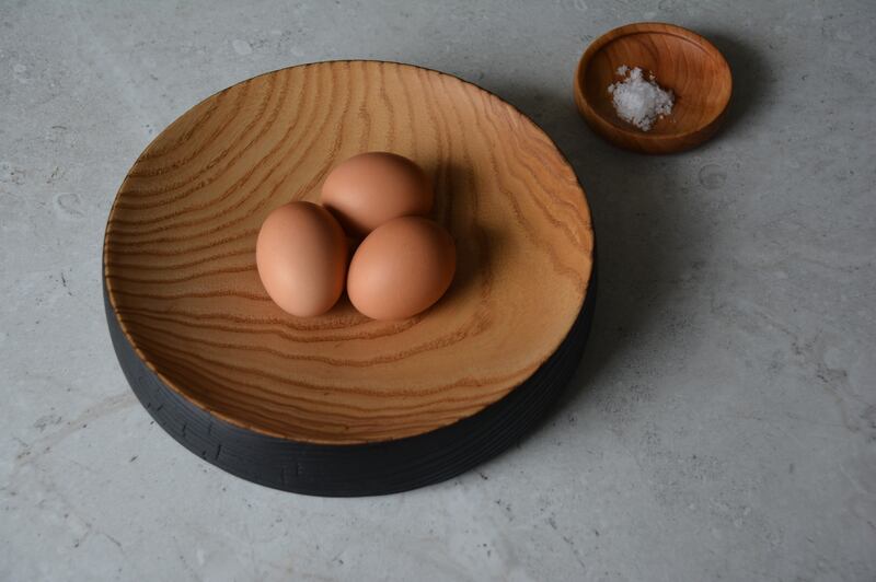 Ed Forristal is increasingly focusing on smaller woodwork pieces such as chopping and charcuterie boards, as well as bowls of varying sizes.