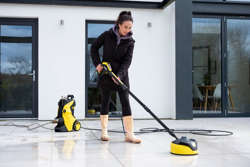 A bonus feature of cleaning a winter-worn patio is that the now pristine outside space will help reflect light back into the property