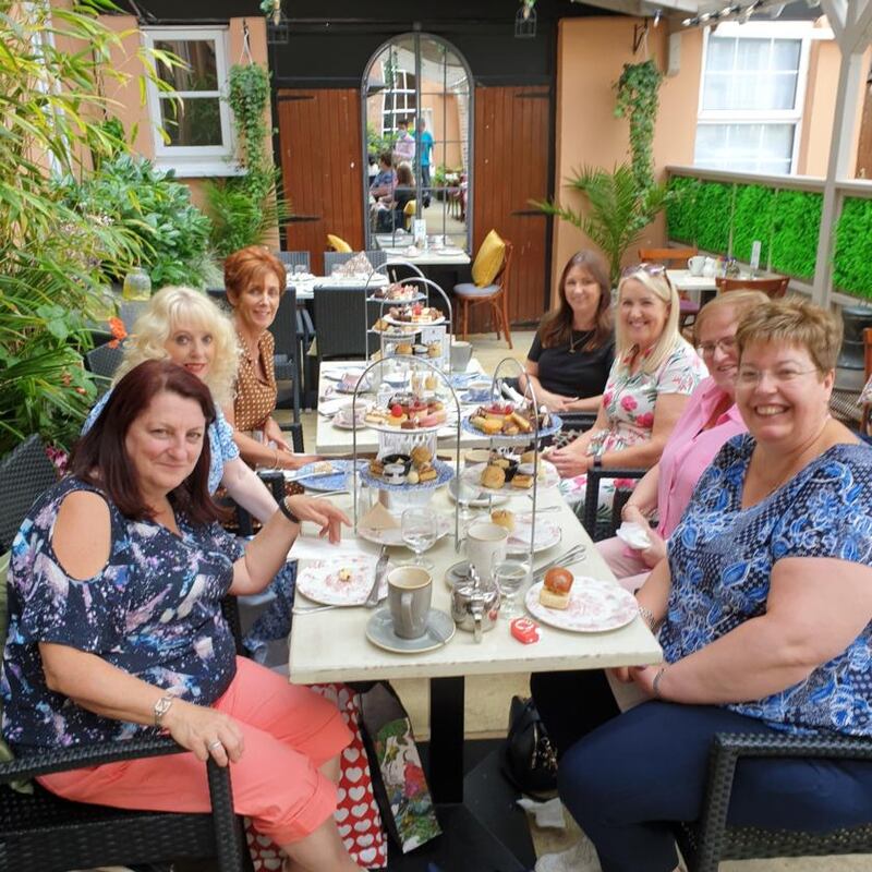 Afternoon tea at the Old Music Shop, Castle Hotel, Dublin