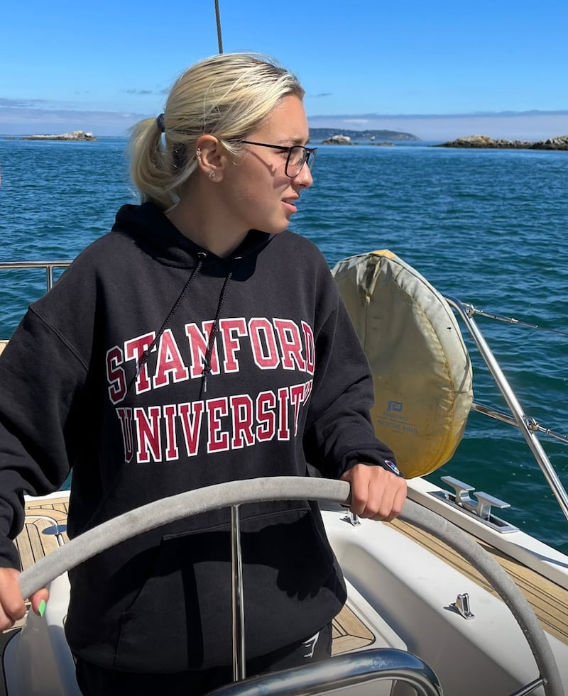 Law graduate Hannah Leonard from Bray, Co Wicklow, moved to Sicily last May to be with her boyfriend, Cathal, and to take up a summer job at a resort. Photograph: Supplied by family