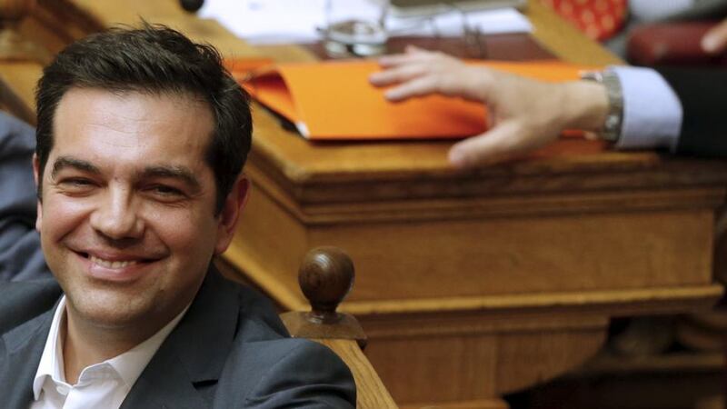 Greek Prime Minister Alexis Tsipras secured the passage of the contentious bailout legislation but lost the his parliamentary majority in the process. Photograph: Reuters