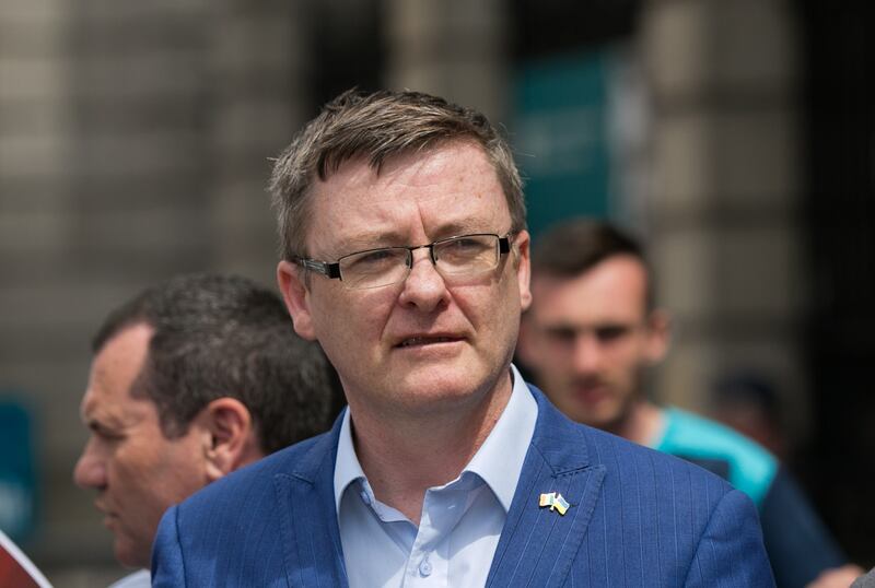 16/06/2022
Sinn Féin spokesman on health David Cullinane is opposing the closure of the Navan ED and says of the Government and the HSE: "The left hand doesn't know what the right hand is doing." Gareth Chaney/ Collins Photos