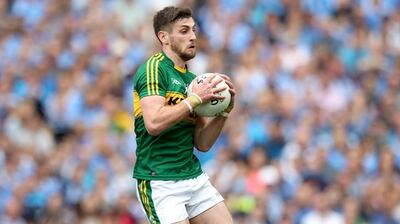 Kerry’s Paul Geaney was scored 1-4 in the All-Irleand semi-final against Dublin but couldn’t prevent defeat in Croke Park. Photograph: Inpho