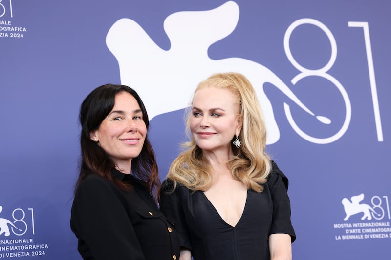 Halina Reijn and Nicole Kidman at a photocall for Babygirl during the Venice International Film Festival in August 2024. Photograph: Stefania D'Alessandro/WireImage